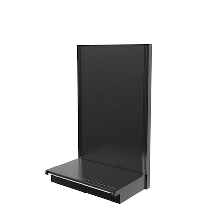Lozier Gondola Wall Display Starter, Black 36W 60H 19D P369S-ST
